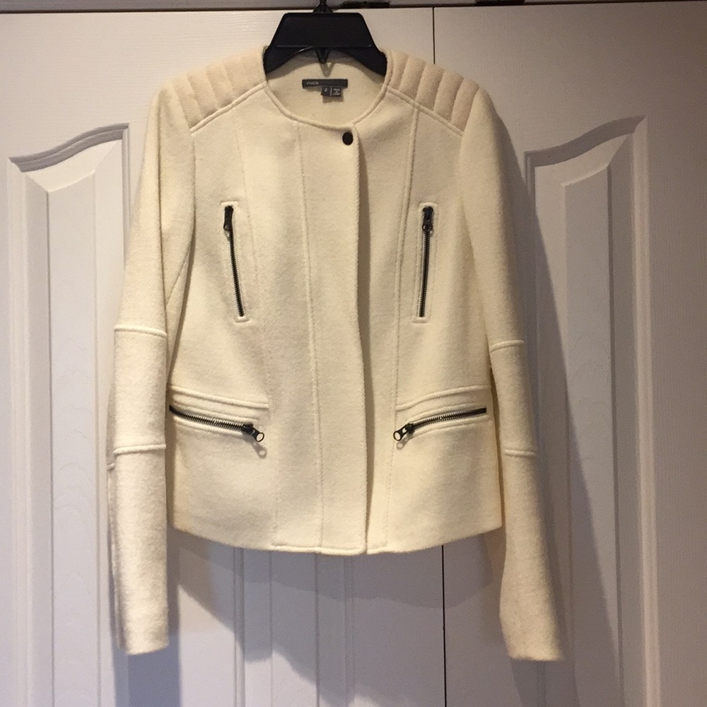 Off White Vince Boucle Wool Jacket